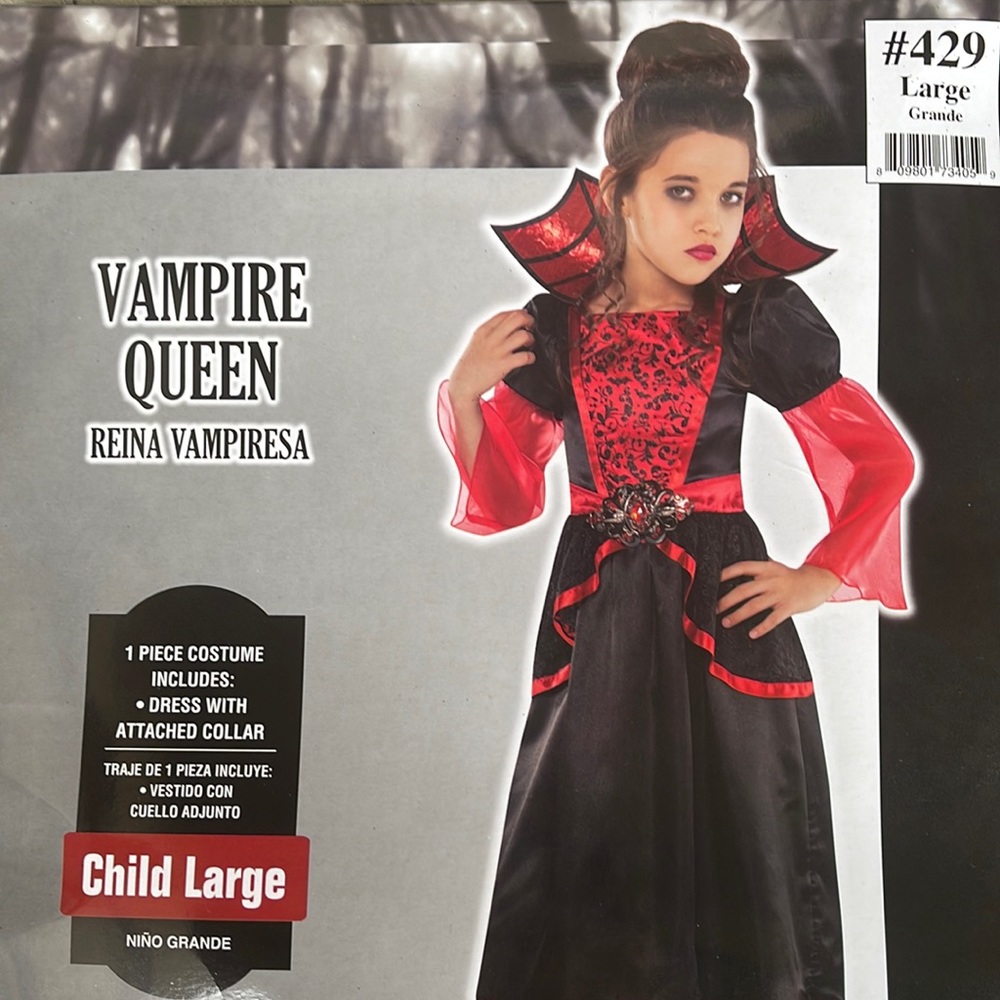 Vampire Queen Children’s Costume! New!